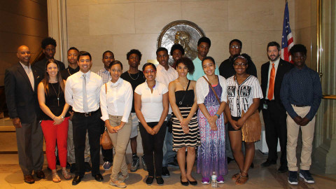 Youth Leadership group in Columbus statehouse PDF cover