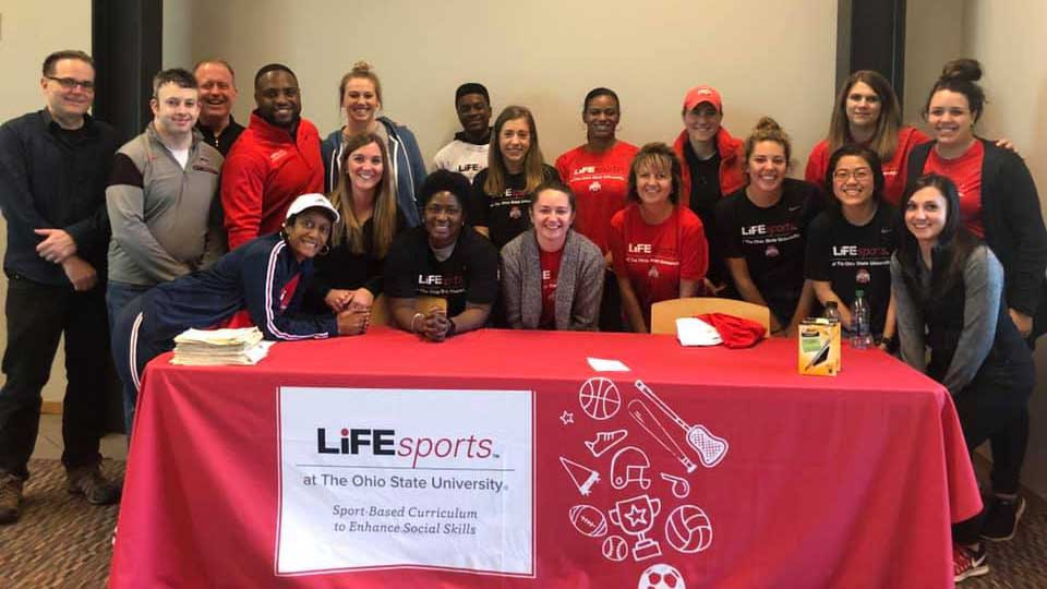 OSU LiFEsports teammate booth